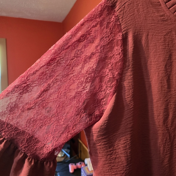 Studio 1886 Blouse with lace detail - Picture 2 of 5